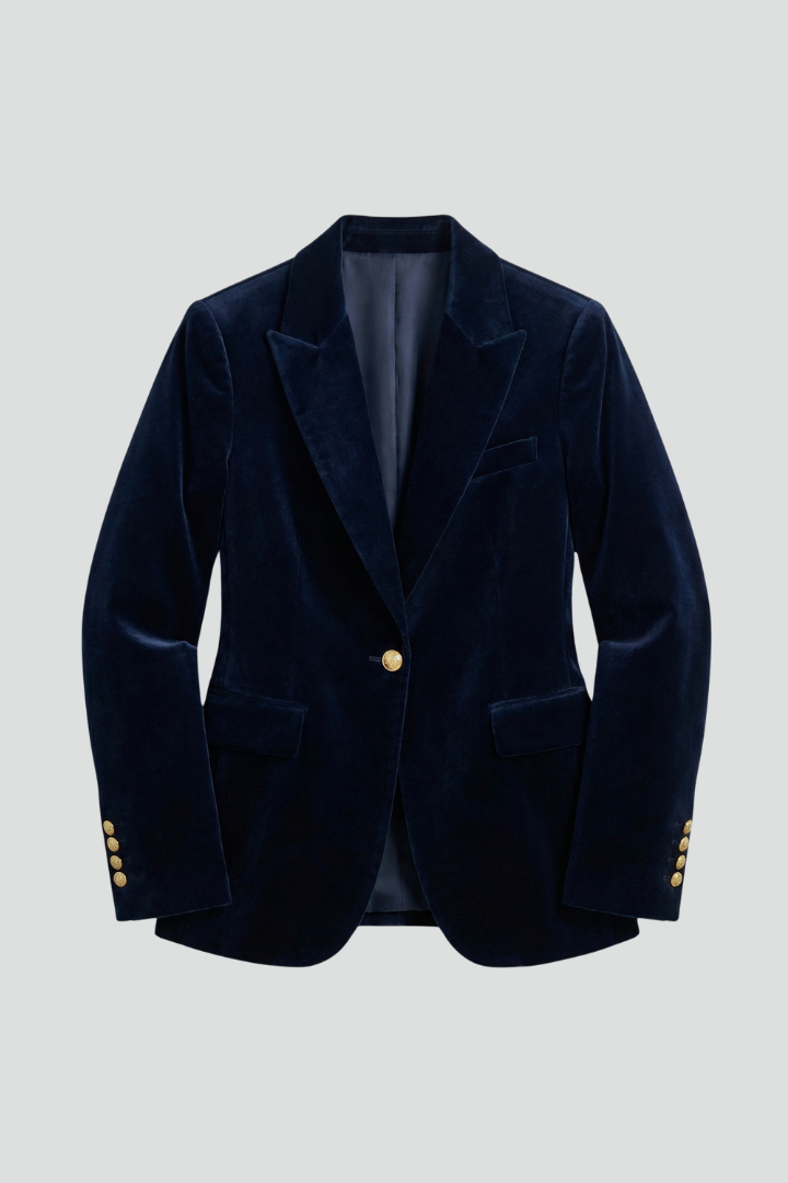 Laurinetta | Structured Blazer with Deep Cut and Tailored Fit