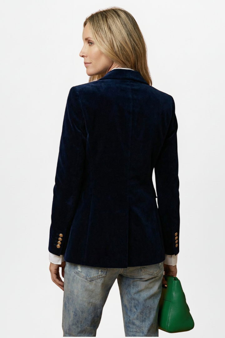 Laurinetta | Structured Blazer with Deep Cut and Tailored Fit