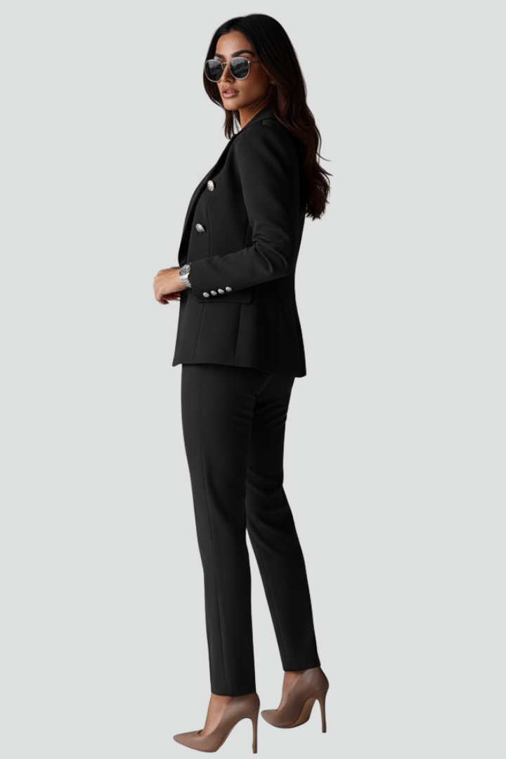 Loes | Suit Set With Blazer and Straight Pants