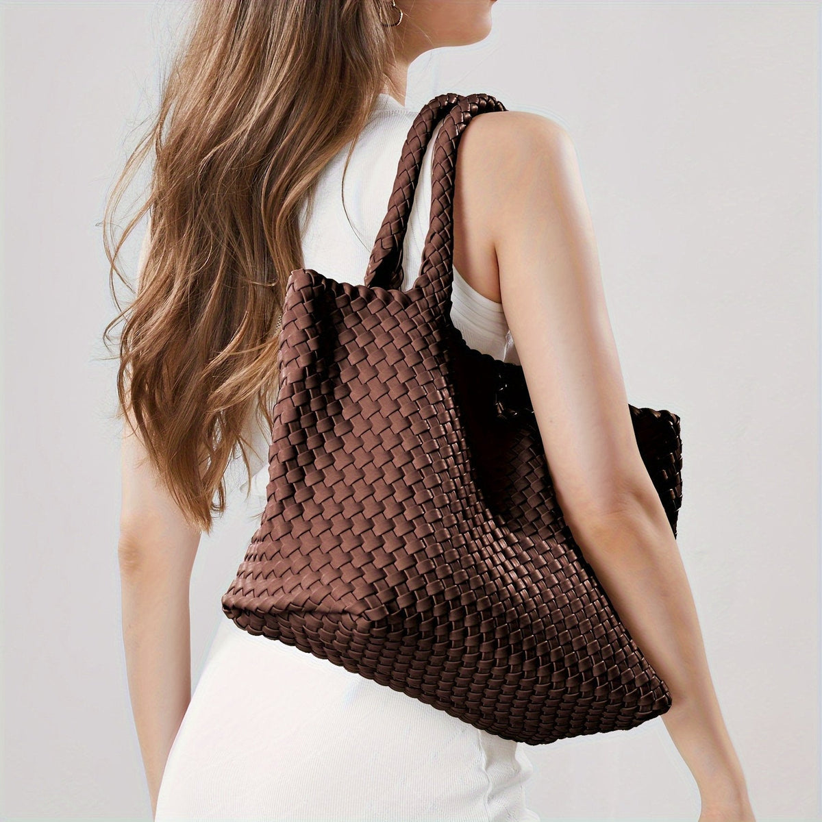 Ezequiel | Tote Bag With Basket Weave and Handles