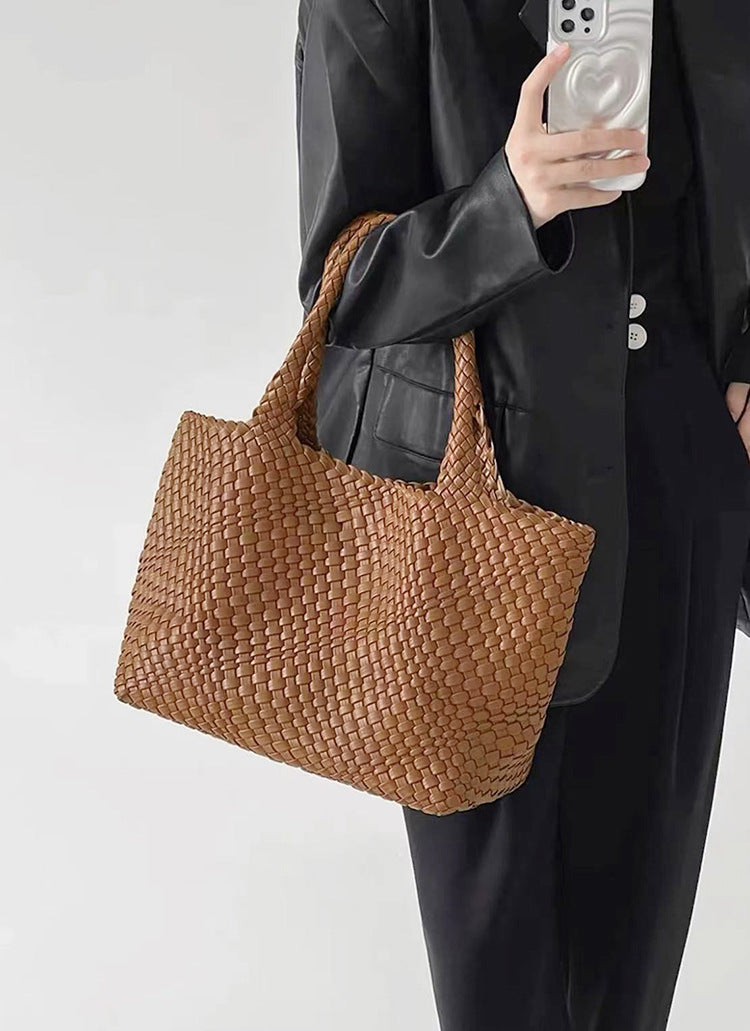 Ezequiel | Tote Bag With Basket Weave and Handles