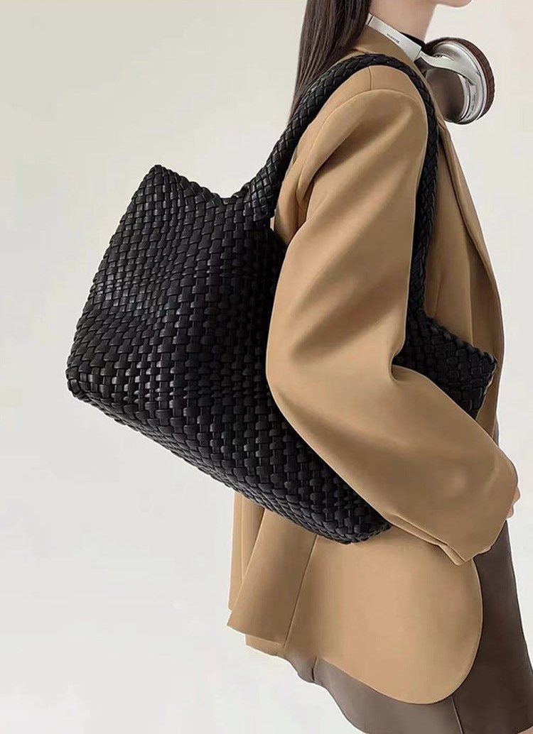 Ezequiel | Tote Bag With Basket Weave and Handles