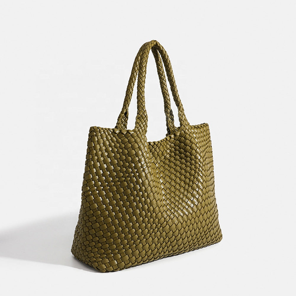 Ezequiel | Tote Bag With Basket Weave and Handles