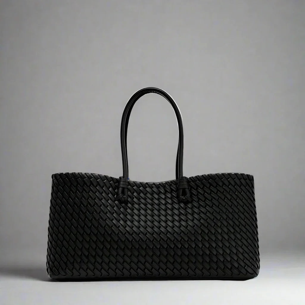 Yuridia | Tote Bag With Weave and Double Handles