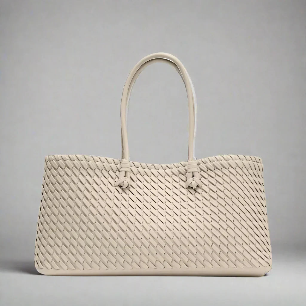Yuridia | Tote Bag With Weave and Double Handles