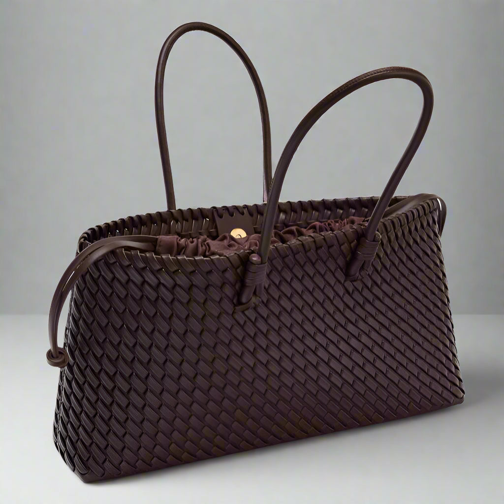 Yuridia | Tote Bag With Weave and Double Handles