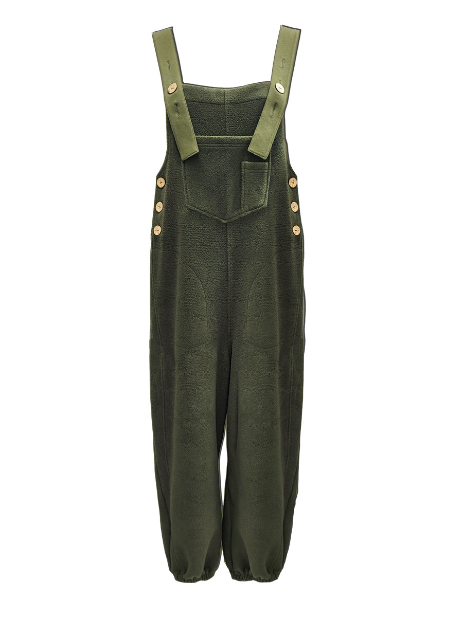 Clarice | Denim Overalls Loose Fit Distressed