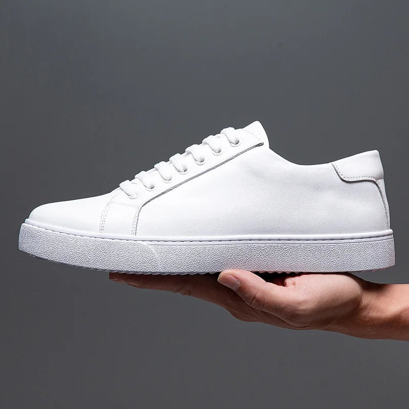 Leonell | Leather Lace-Up Low-Top Casual Sneakers