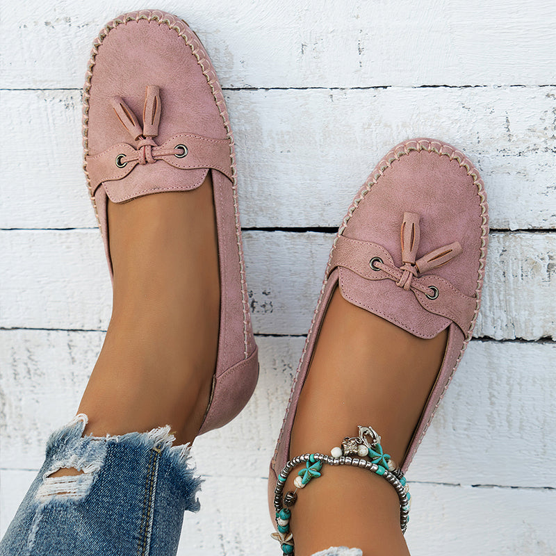 Tânia | Tassel Slip-On Loafer Flats