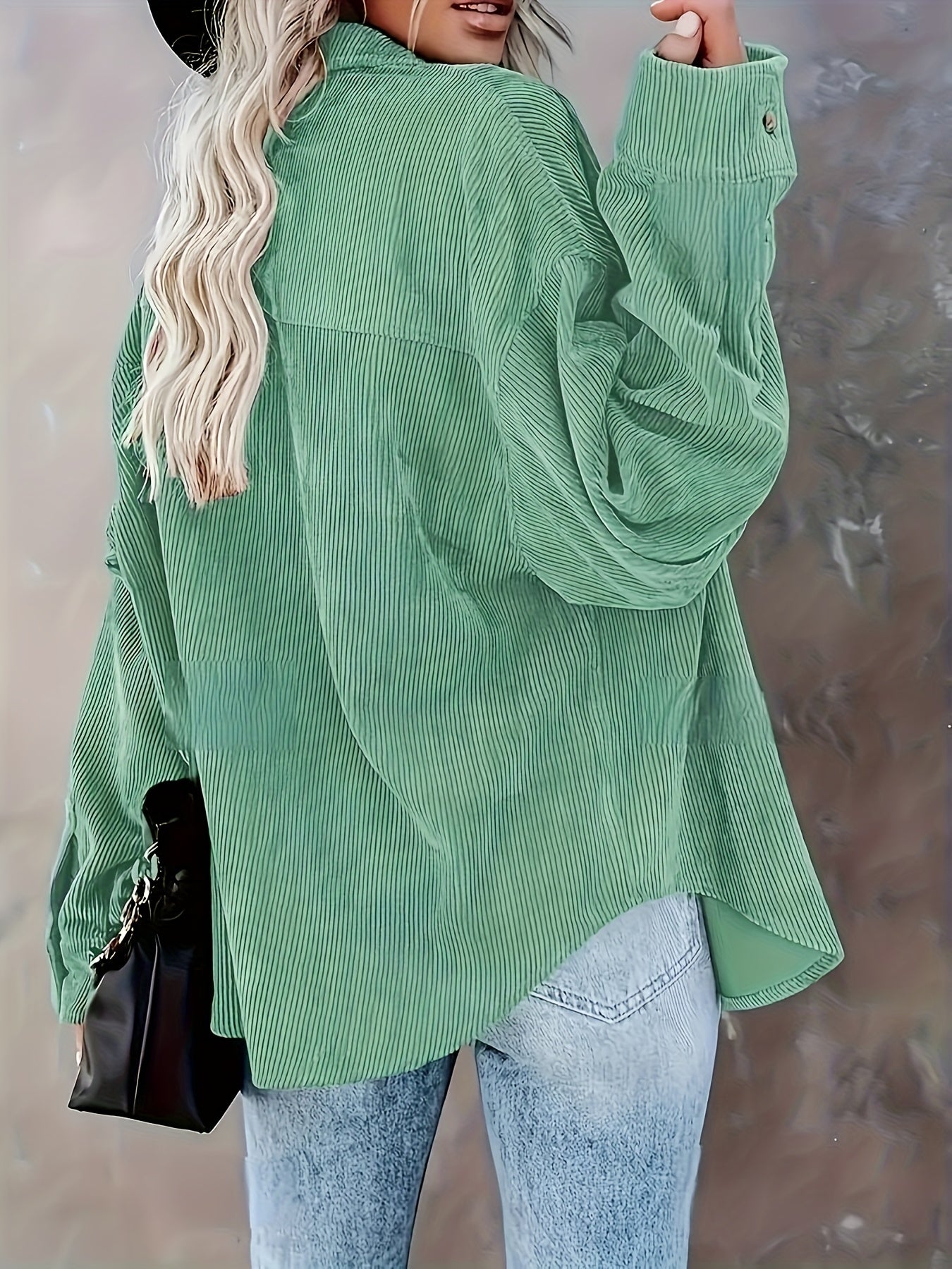 Magnius | Long Sleeve Button-Up Shirt with Pocket