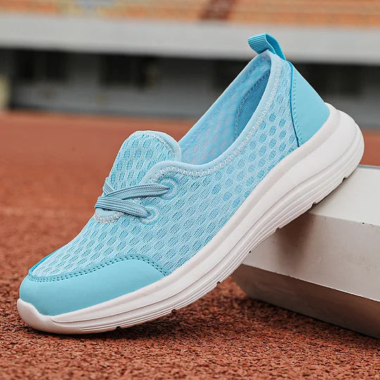 Firsova - Mesh Lace-Up Soft Sole Walking Shoes