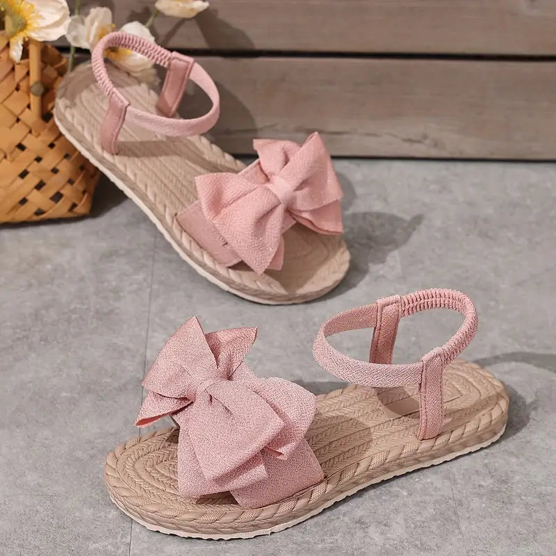 Michela | Bow Knot Open Toe Ankle Strap Sandals