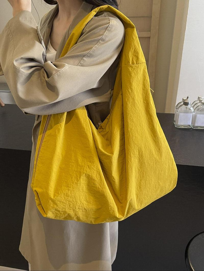 Marilla |  Oversized Nylon Slouch Shoulder Bag