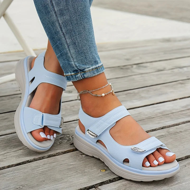 Shanyel | Double Strap Open Toe Sandals