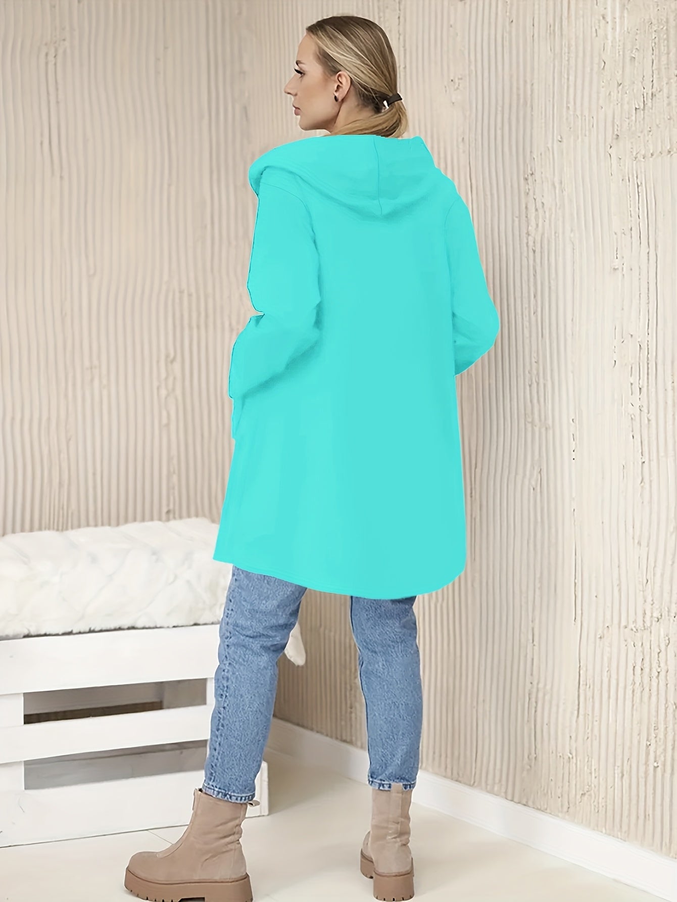 Nicola | Hooded Long Sleeve Zip Jacket