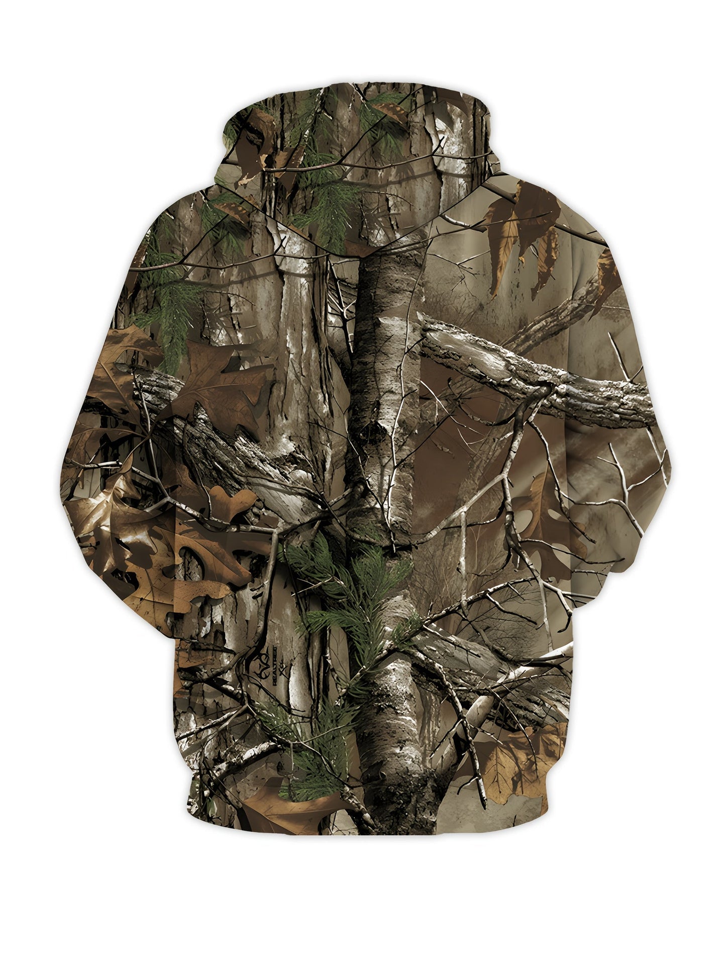 Whitaker | Full Zip Hooded Camouflage Print Hoodie