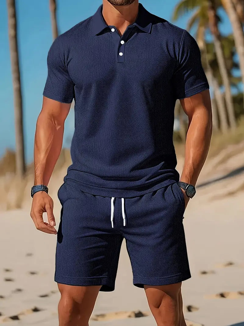 Kelvin | Polo Shirt and Shorts Set
