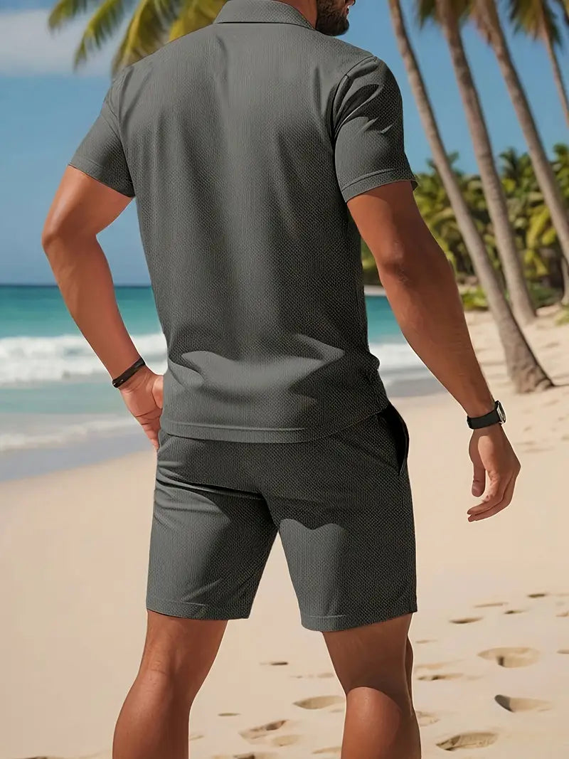 Kelvin | Polo Shirt and Shorts Set
