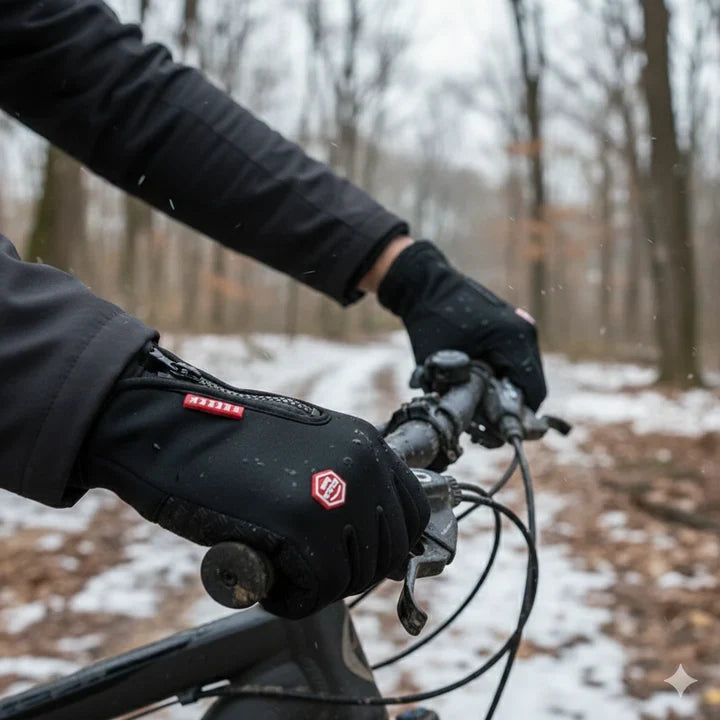 Newman | Gloves With Soft-Looking Zip Cuffs