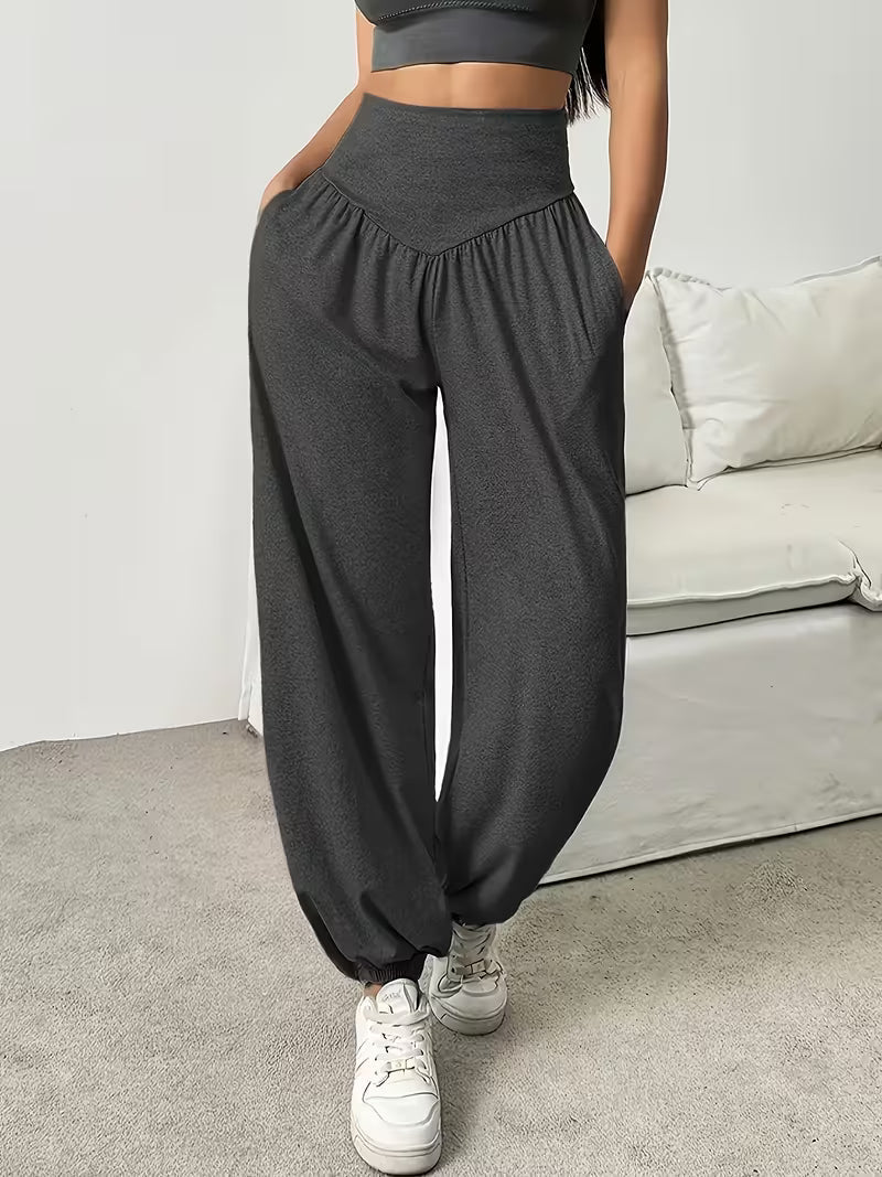 Elenina | Wide Leg High Waist Pants for Comfort