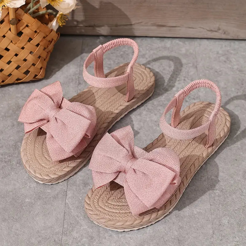 Michela | Bow Knot Open Toe Ankle Strap Sandals