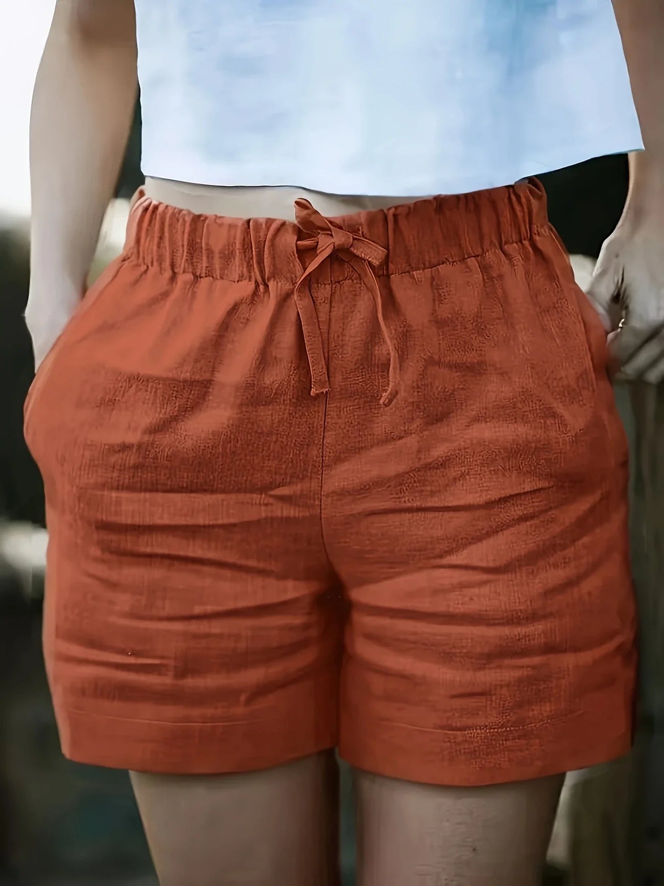 Niamh | Casual Drawstring Pocket Summer Shorts