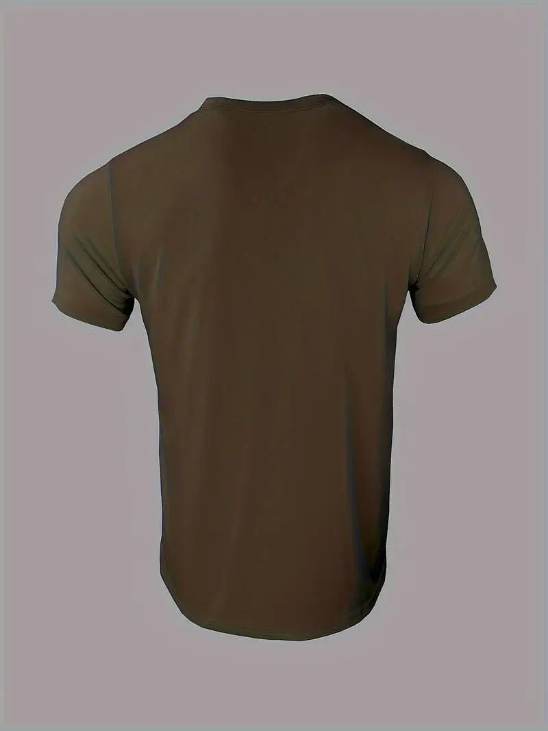 Eligio | Henley T Shirt Short Sleeve Fit