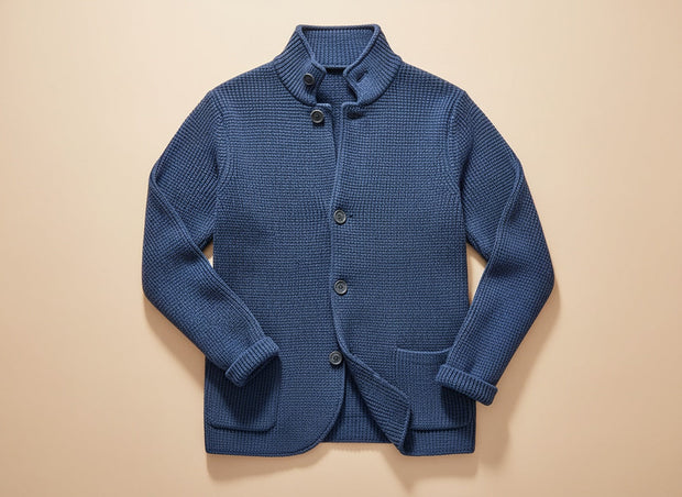 Eskel | Long Sleeve Textured Button Cardigan