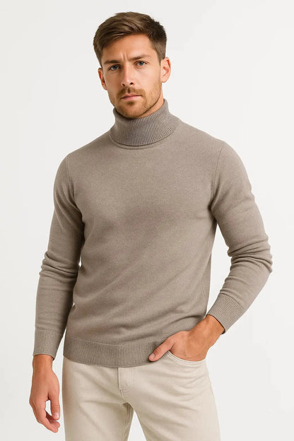 Johnny | Sweater With Ribbed Turtleneck and Long Sleeves
