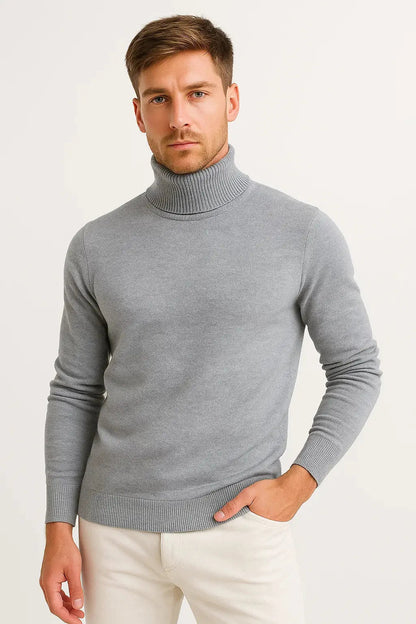 Johnny | Sweater With Ribbed Turtleneck and Long Sleeves