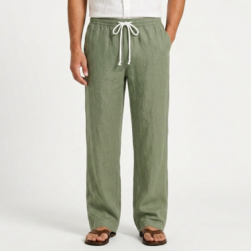 Juvencio | Pants With Straight Legs and Drawstring Waist