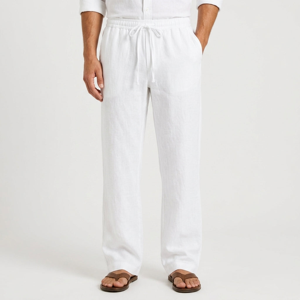 Juvencio | Pants With Straight Legs and Drawstring Waist