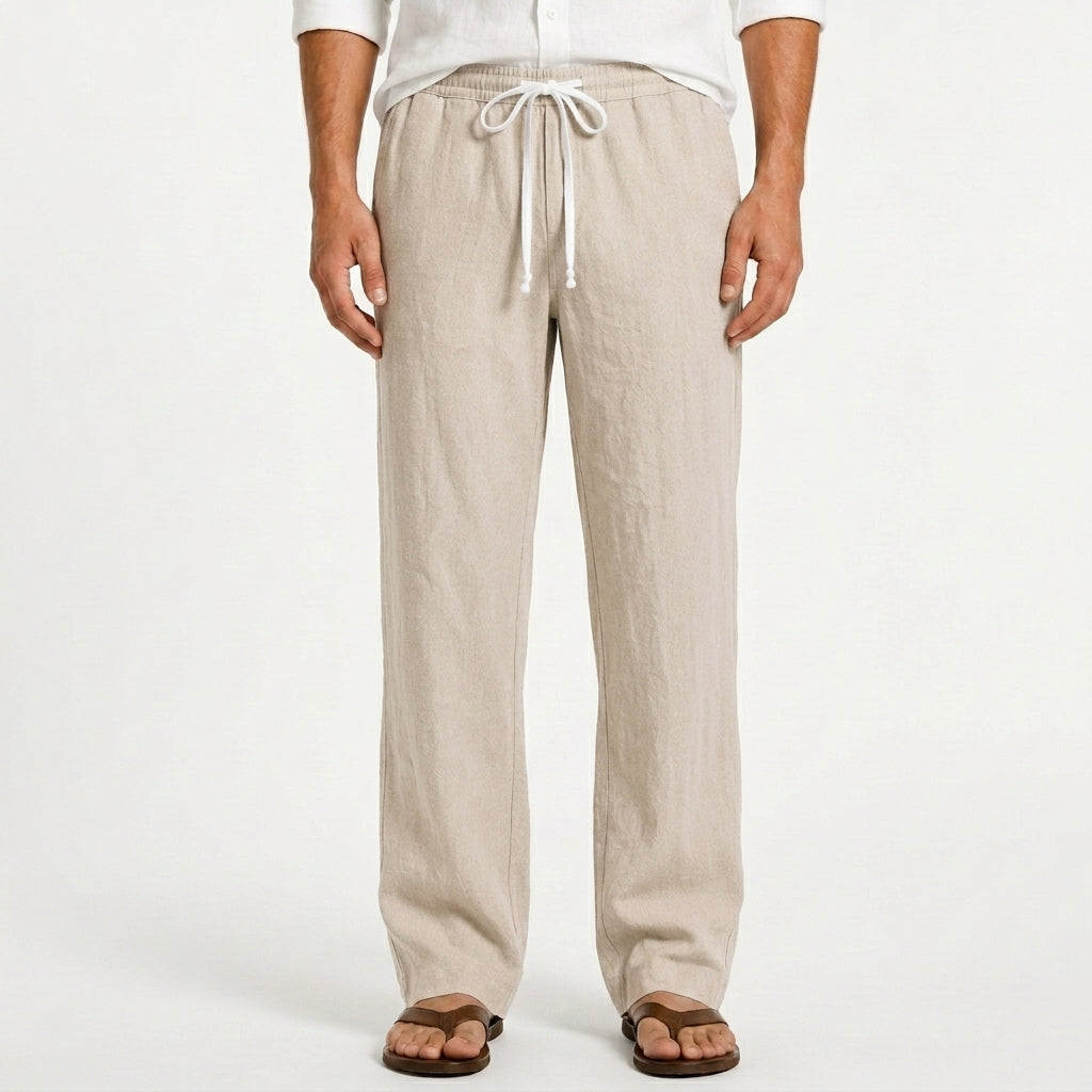 Juvencio | Pants With Straight Legs and Drawstring Waist