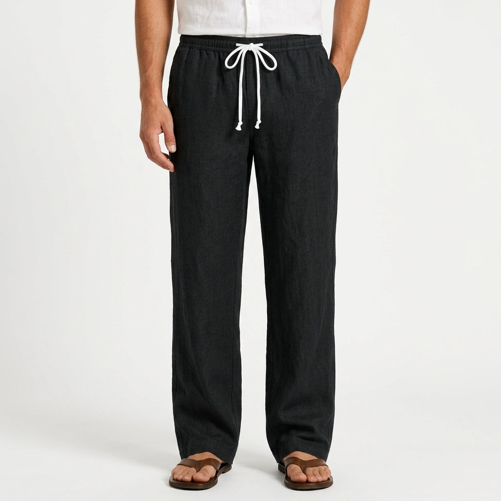 Juvencio | Pants With Straight Legs and Drawstring Waist