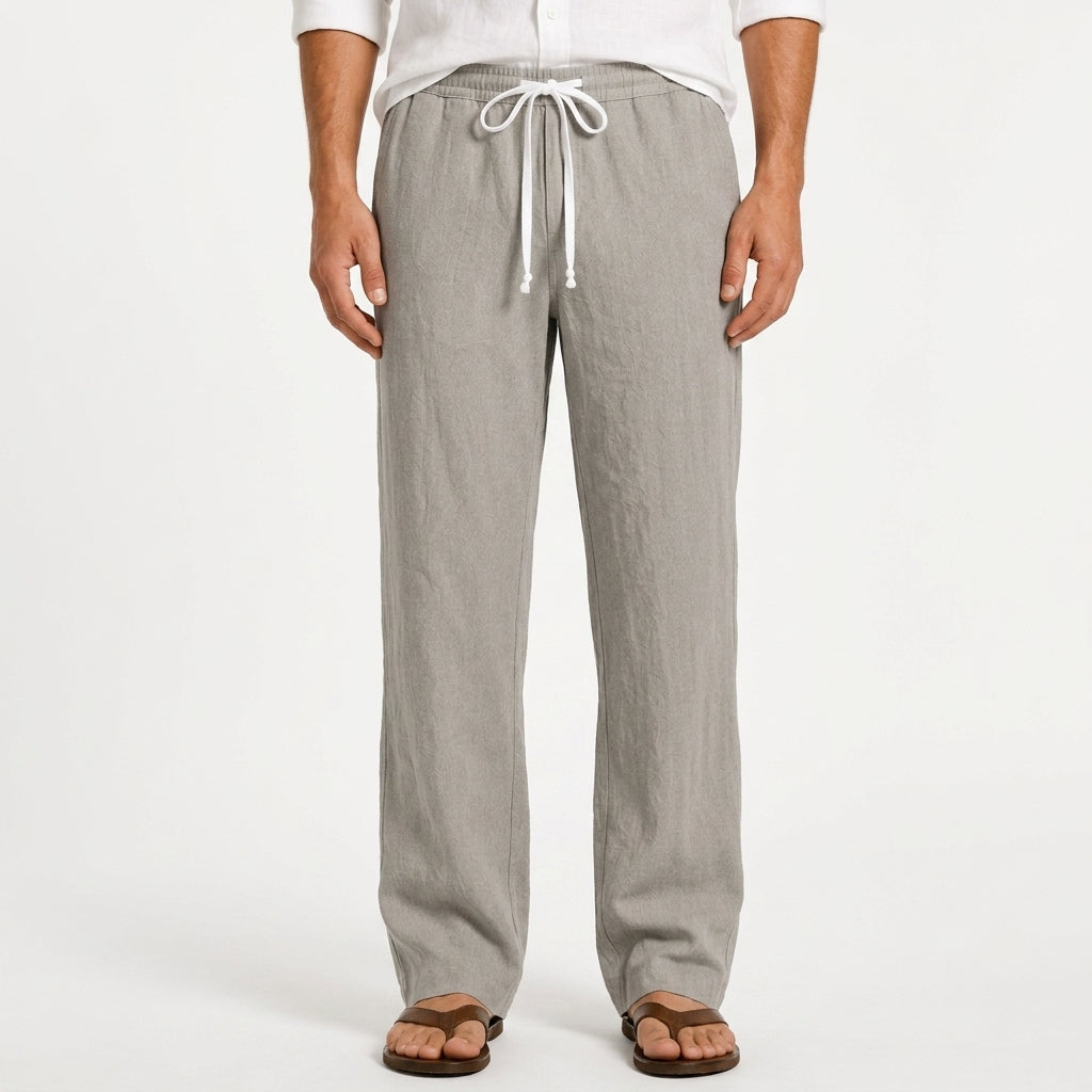 Juvencio | Pants With Straight Legs and Drawstring Waist