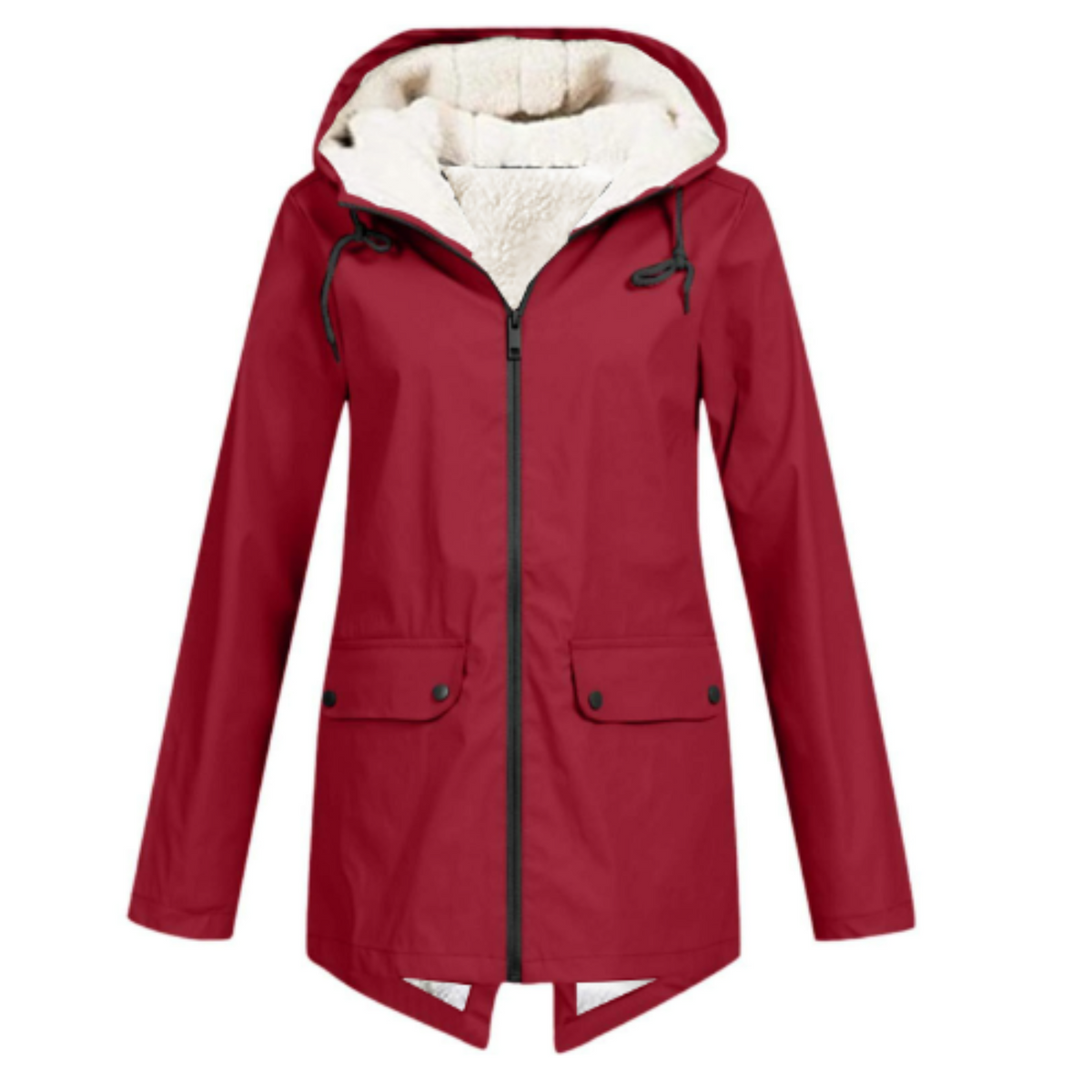 Declan  | Jacket With Drawstring Hood and Plush Lining
