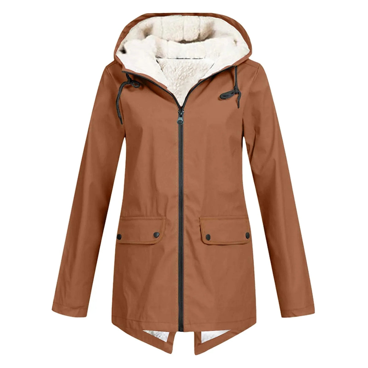 Declan  | Jacket With Drawstring Hood and Plush Lining