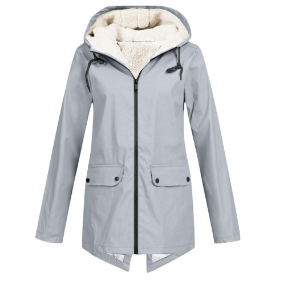 Declan  | Jacket With Drawstring Hood and Plush Lining