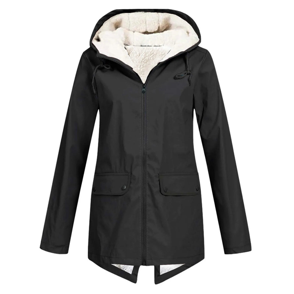 Declan  | Jacket With Drawstring Hood and Plush Lining