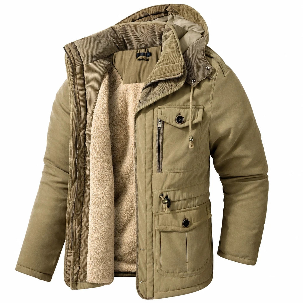 Arktón | Winter Parka with Hood and Pockets