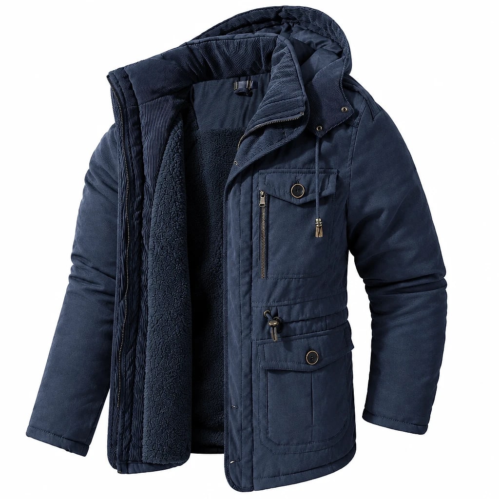 Arktón | Winter Parka with Hood and Pockets