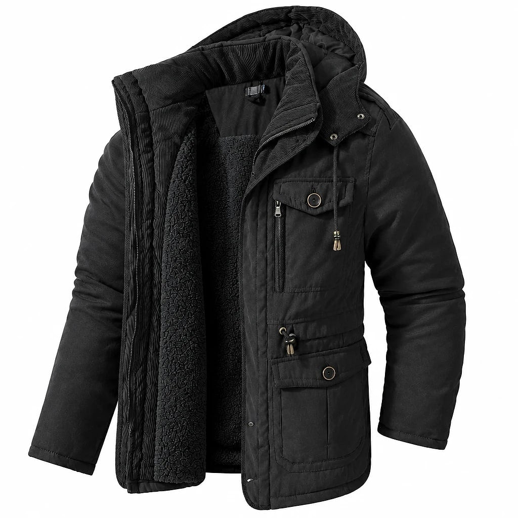 Arktón | Winter Parka with Hood and Pockets