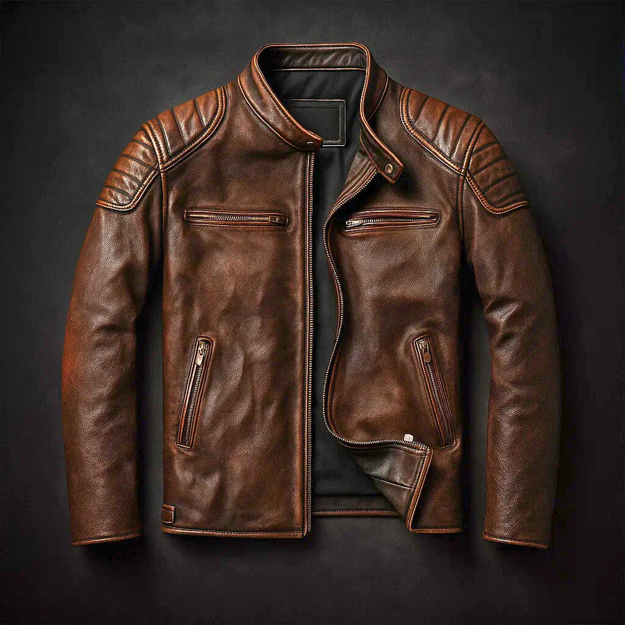 Samer | Structured Moto Zip Jacket