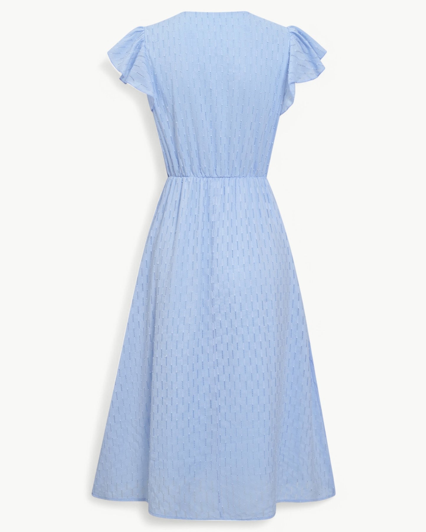 Julieta | Midi Dress With Flutter Sleeves