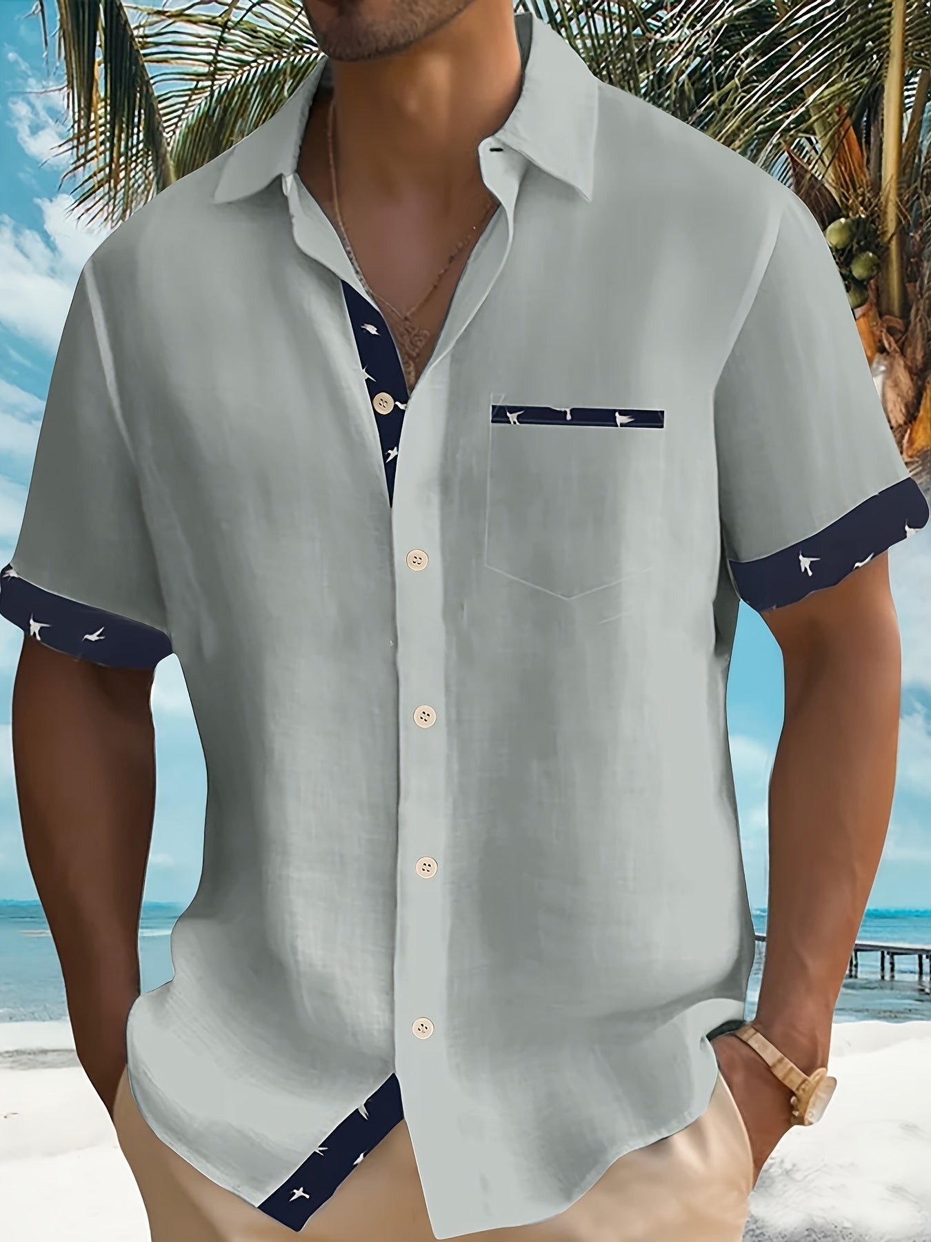 Julio - Short Sleeve Button Front Shirt
