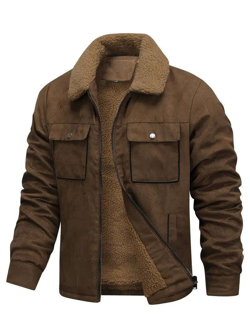 Grigory | Sherpa Collar Zip Jacket