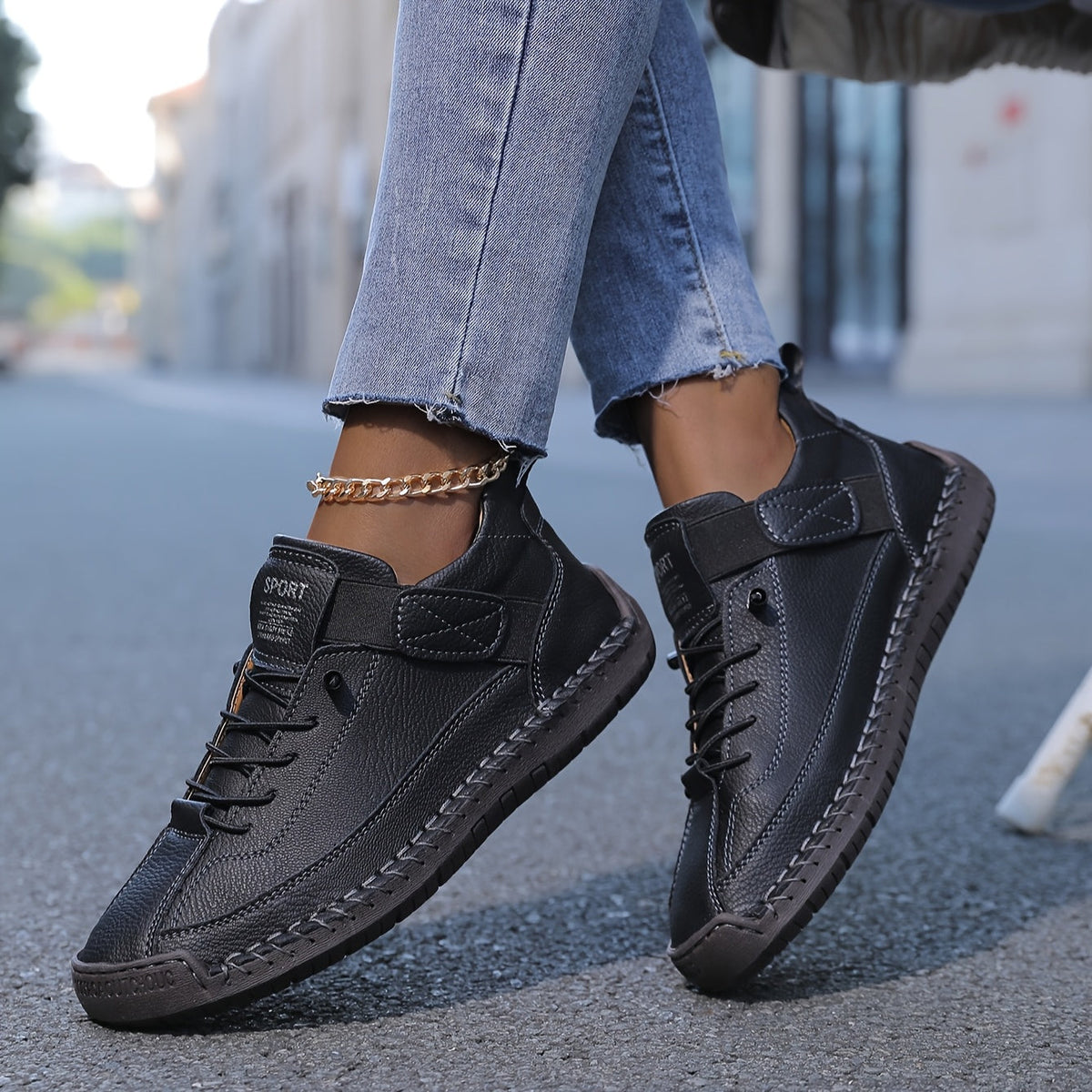 Allison | Sneakers Low Top Lace Up Hook Loop