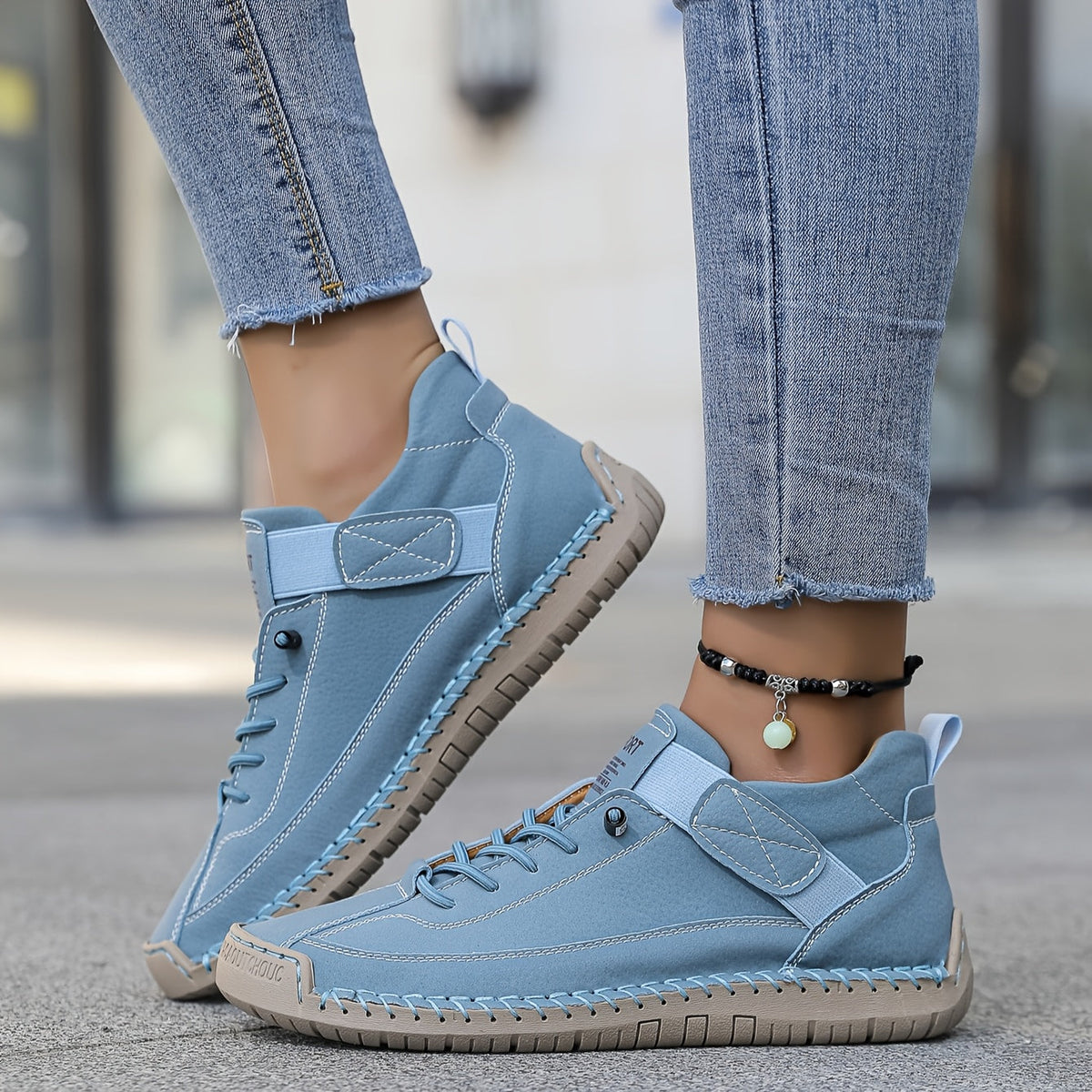 Allison | Sneakers Low Top Lace Up Hook Loop