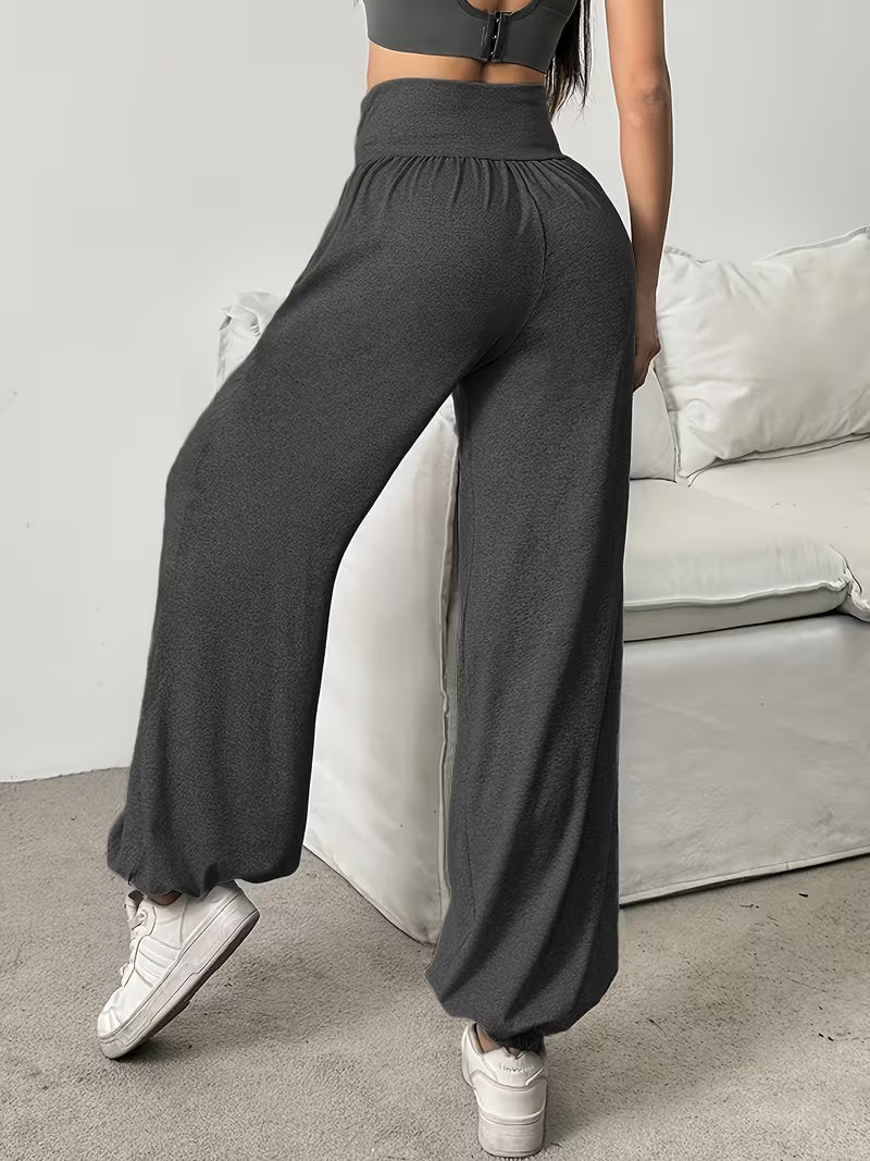 Elenina | Wide Leg High Waist Pants for Comfort