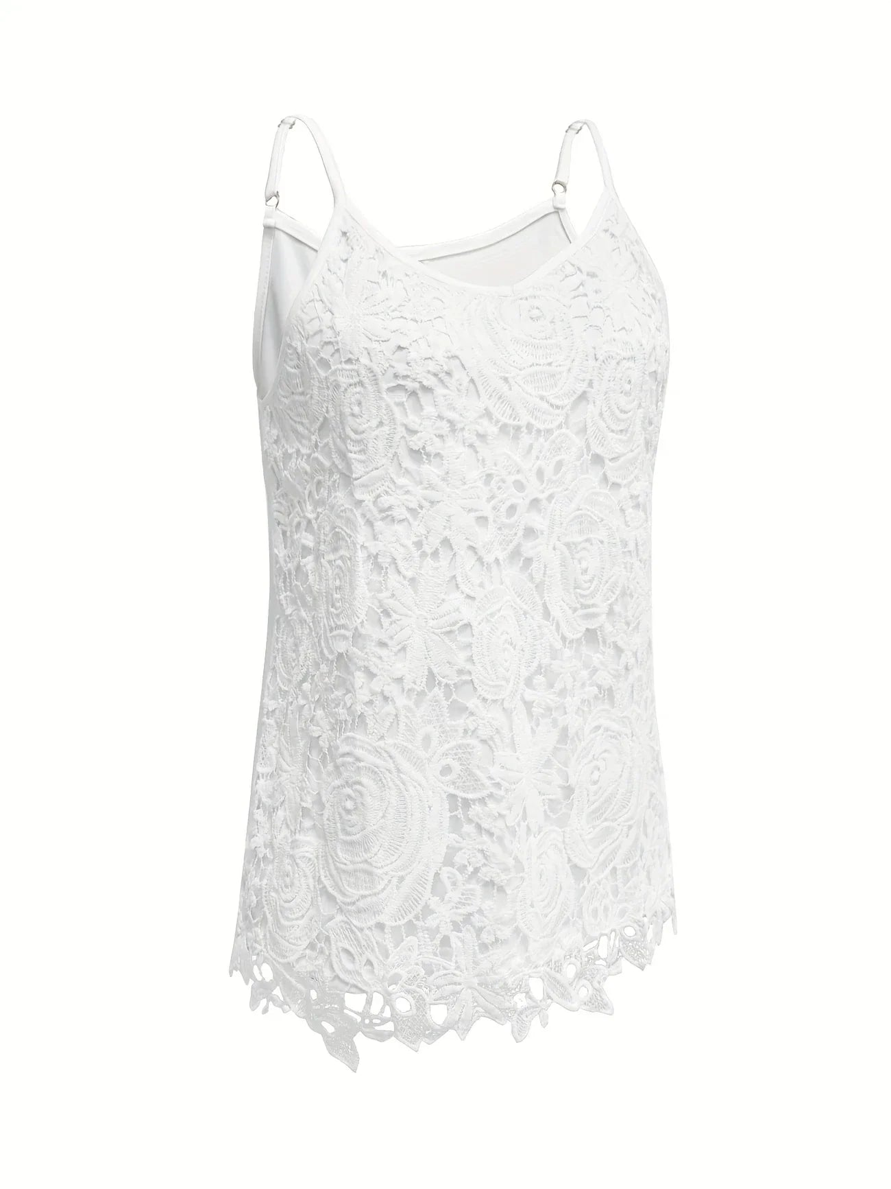 Juna | Lace V Neck Sleeveless Camisole Top